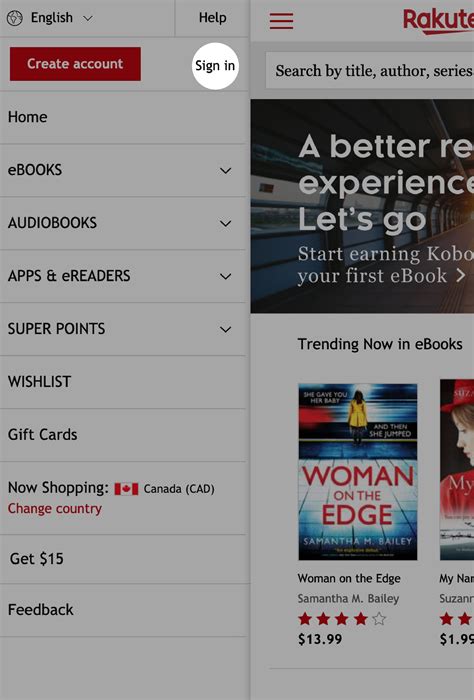 Learn how to create and sign in to your Kobo account .